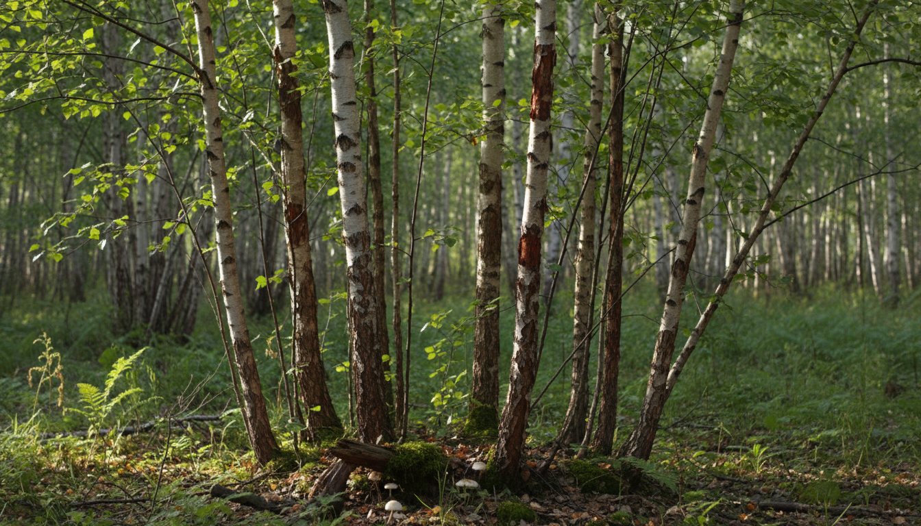 birch plants